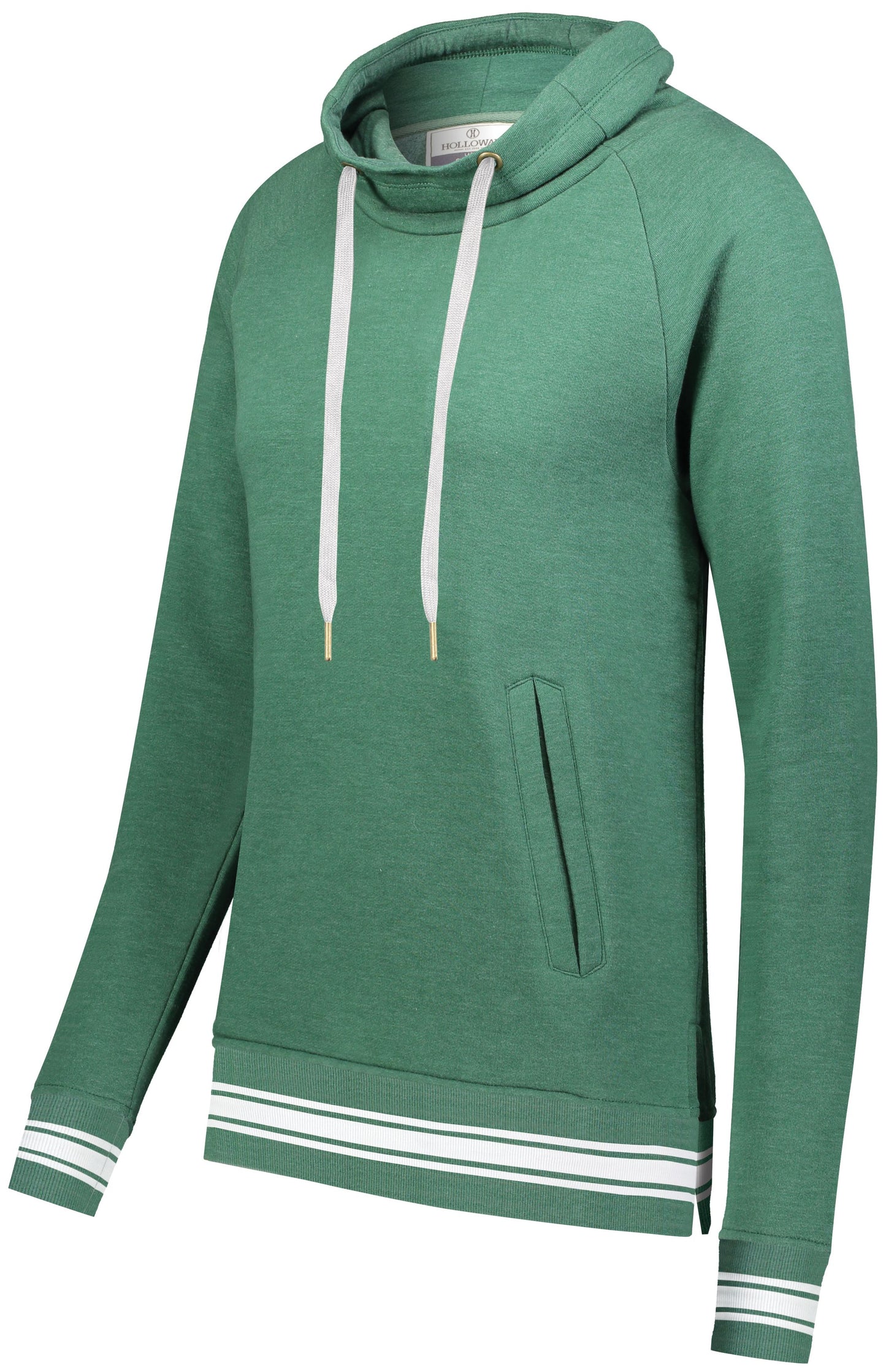 Women's Tennis Funnel Neck Pullover – Dark Green
