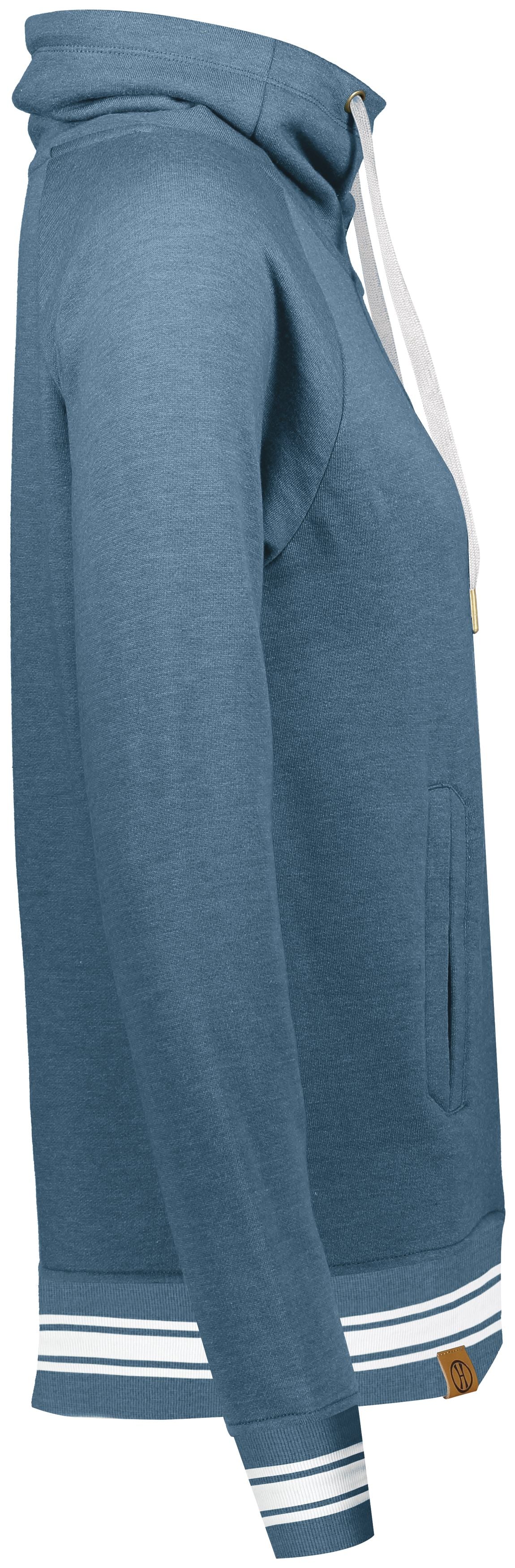 Women's Pickleball Funnel Neck Pullover – Storm Heather
