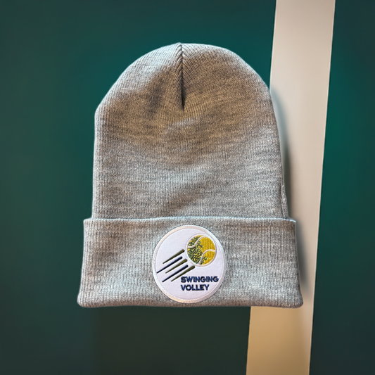 Beanie Heather Gray [Tennis Ball Logo] Swinging Volley